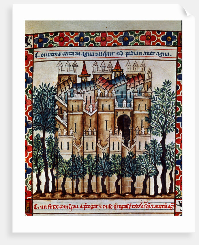 Illustration from the codex of the Cantigas de Santa Maria, c. 1280 by Anonymous
