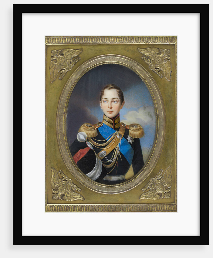Portrait of the Crown prince Alexander Nikolayevich, 1834 by Anonymous