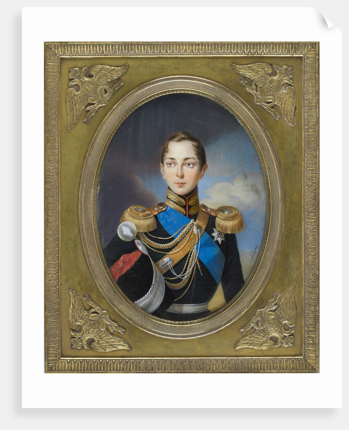 Portrait of the Crown prince Alexander Nikolayevich, 1834 by Anonymous