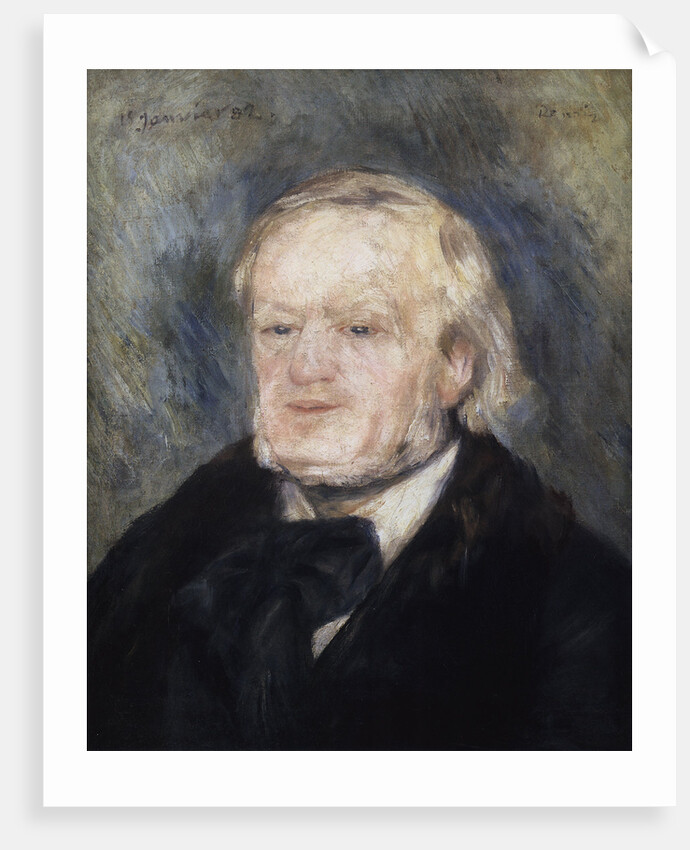 Portrait of the composer Richard Wagner, 1882 by Anonymous