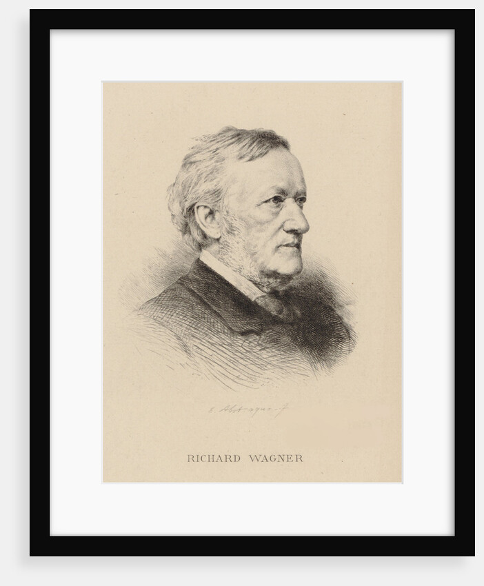 Portrait of the composer Richard Wagner by Anonymous