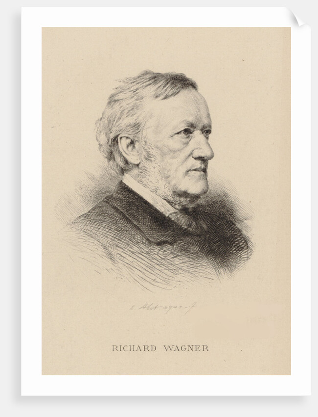 Portrait of the composer Richard Wagner by Anonymous