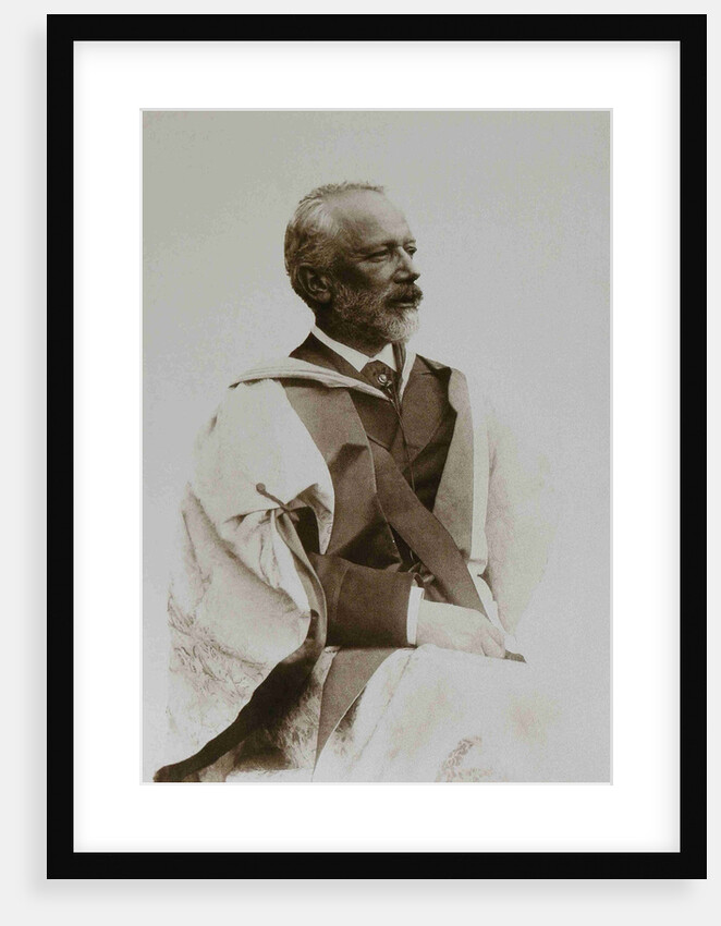 Pyotr Ilyich Tchaikovsky in the academic dress of the University of Cambridge, 1893 by Anonymous