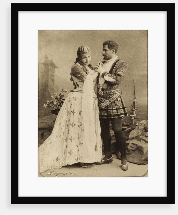 Nikolay and Medea Figner in the opera Iolanta by Pyotr Tchaikovsky, 1890s by Anonymous