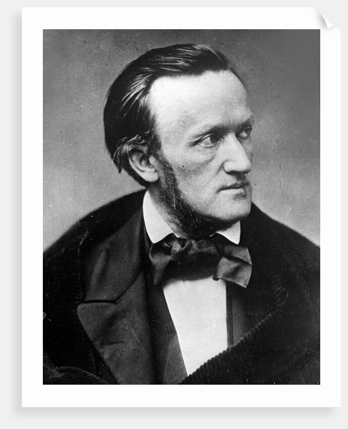 Portrait of the Composer Richard Wagner in Paris, 1861 by Anonymous