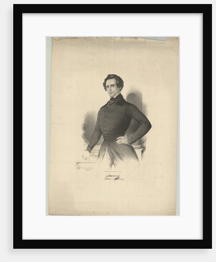 Portrait of the Composer Richard Wagner, 1840s by Anonymous