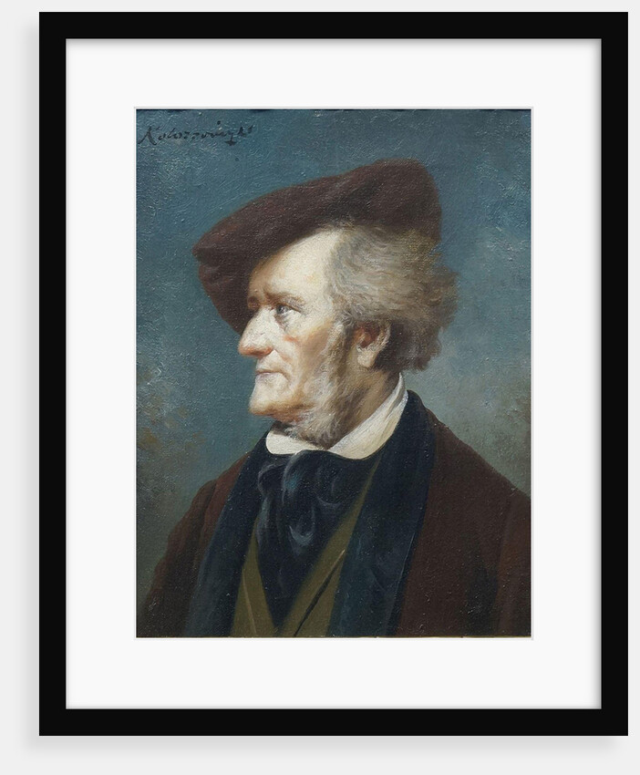Portrait of the Composer Richard Wagner by Anonymous