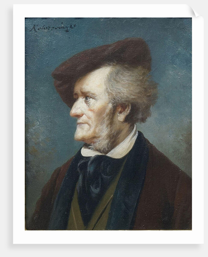 Portrait of the Composer Richard Wagner by Anonymous