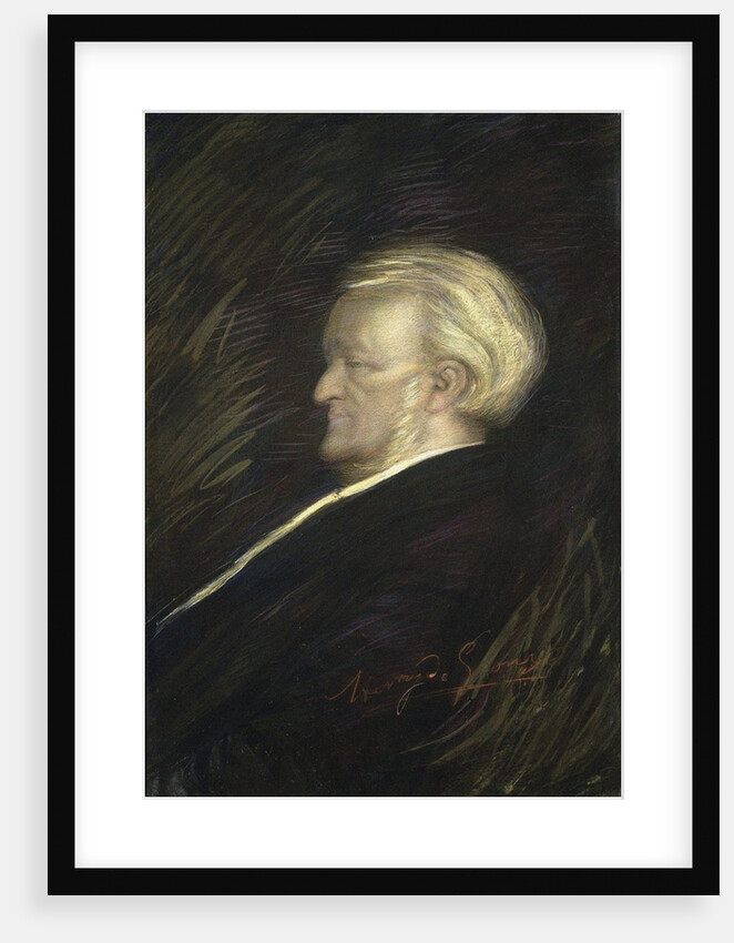 Portrait of the Composer Richard Wagner by Anonymous