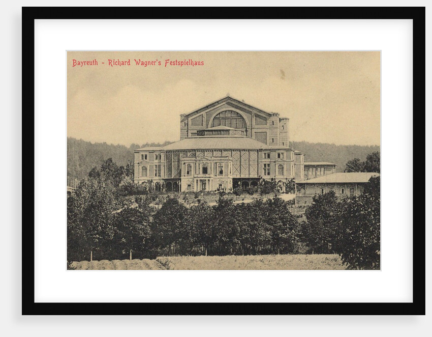 The Bayreuth Festival Theatre, 1900s by Anonymous