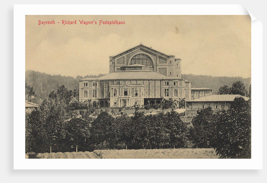 The Bayreuth Festival Theatre, 1900s by Anonymous