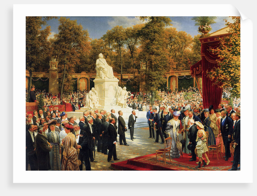 The Unveiling of the Memorial to Richard Wagner in Berlin on October 1, 1903, 1908 by Anonymous
