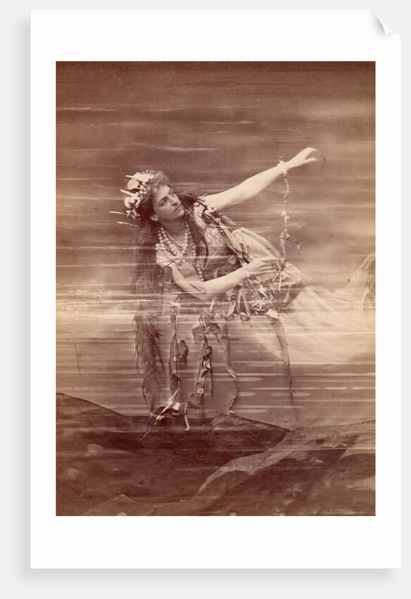 Opera singer Lilli Lehmann as Woglinde in opera Das Rheingold by Richard Wagner. Bayreut by Anonymous