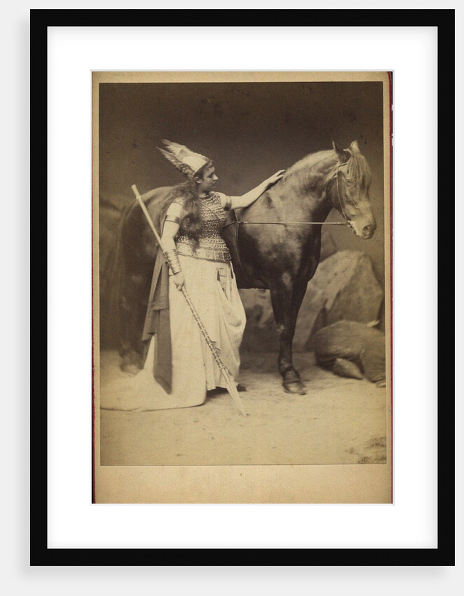 Amalie Materna as Brünnhilde in Opera Der Ring des Nibelungen by R. Wagner, 1876 by Anonymous