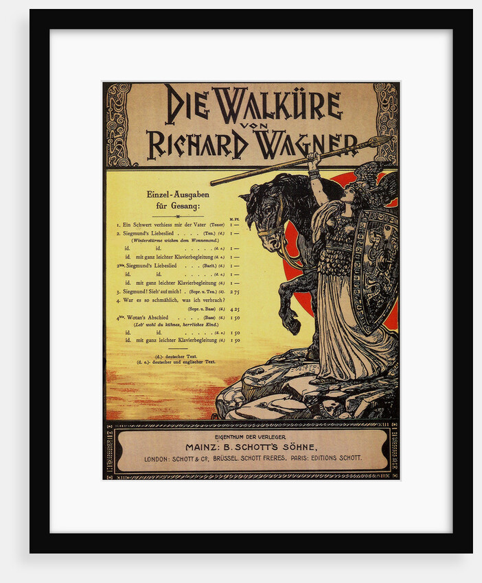 Siegmunds Love Song (Winter storms Have waned, to tht winsome moon) from Opera Die Walküre by Richa by Anonymous