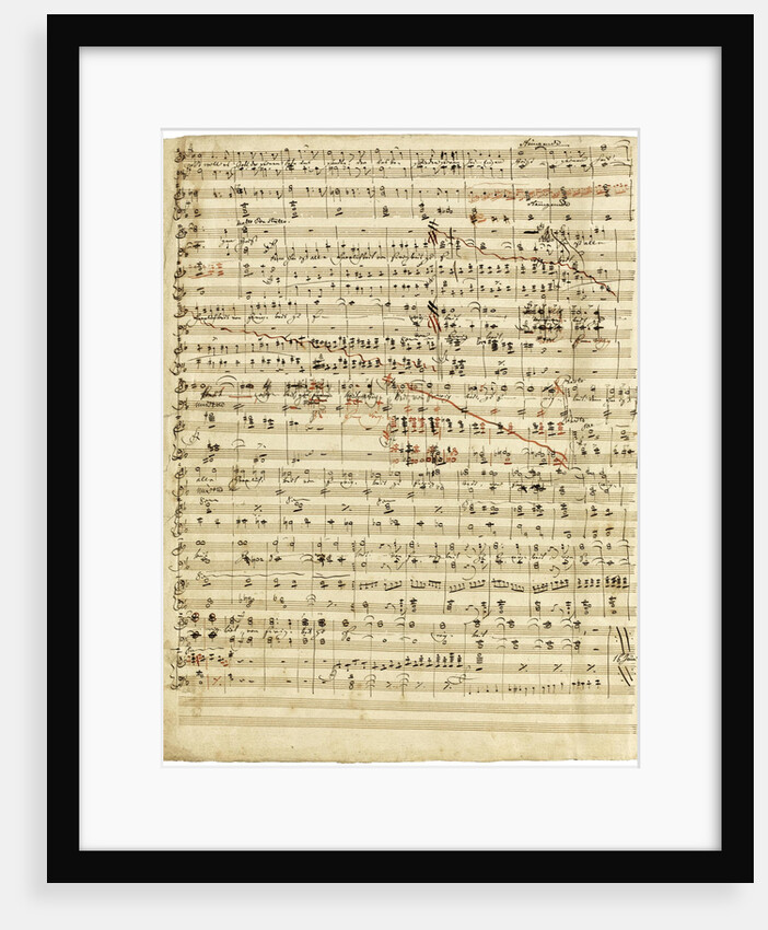 Autograph manuscript of Das Liebesmahl der Apostel, 1843 by Anonymous