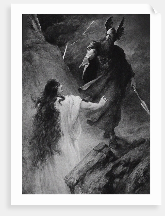 Opera Siegfried by Richard Wagner, III Act, 1894 by Anonymous