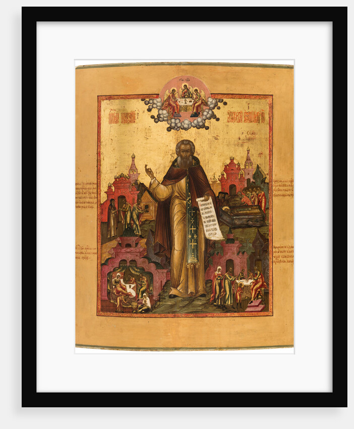 Saint Macarius of Unzha with Scenes from his Life, Mid of the 19th cen by Anonymous