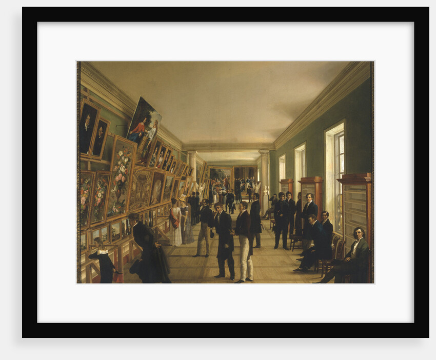View of the University Exhibition of Fine Arts in Warsaw, 1828, 1828 by Anonymous