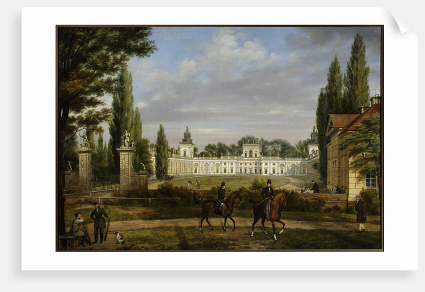 View of the Wilanów Palace, 1833 by Anonymous