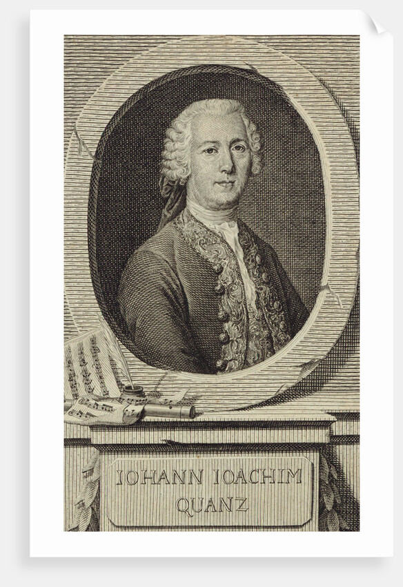 Portrait of Johann Joachim Quantz, 1767 by Anonymous