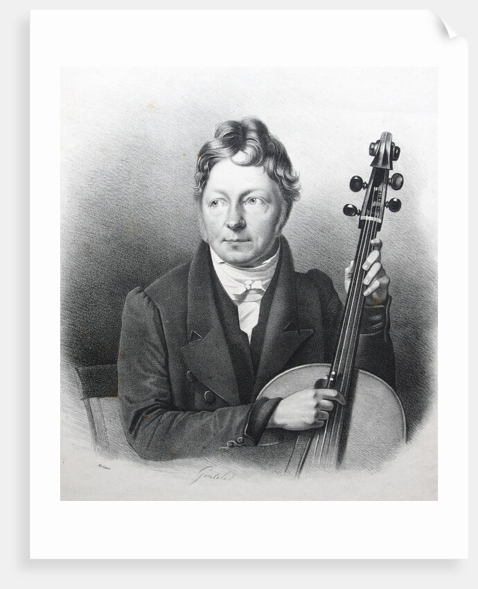 Portrait of Bernhard Heinrich Romberg, ca 1820 by Anonymous