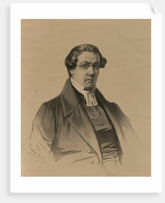 Portrait of Johan Ludvig Runeberg, 1830-1840s by Anonymous