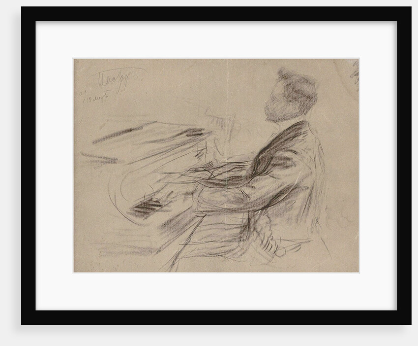 Alexander Scriabin at the grand piano, 1909 by Anonymous