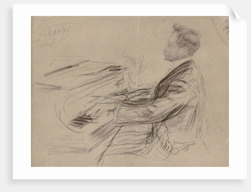 Alexander Scriabin at the grand piano, 1909 by Anonymous