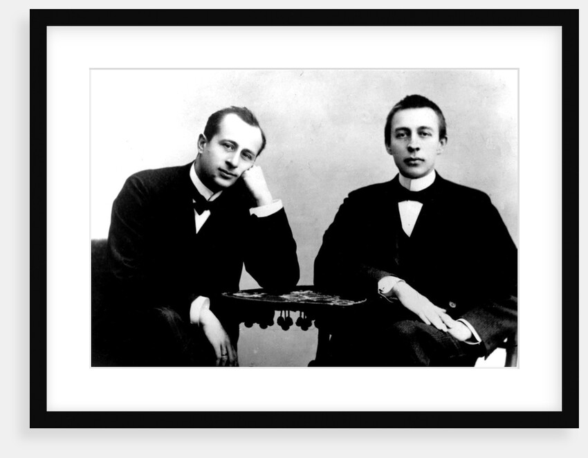 Sergei Rachmaninov and pianist and conductor Alexander Siloti, 1902 by Anonymous