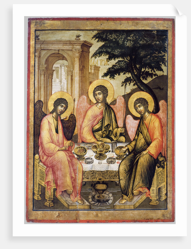 The Hospitality of Abraham (The Old Testament Trinity), 1671 by Anonymous