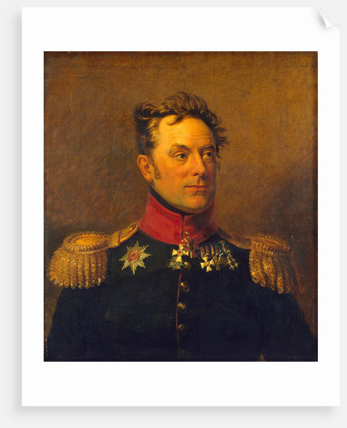 Portrait of General Yermolay Fyodorovich Kern, before 1825 by Anonymous
