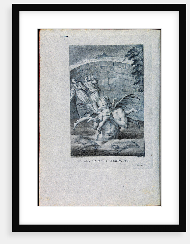 Illustration to the Divine Comedy by Dante Alighieri (Venezia, Antonio Zatta, 1757), 1757 by Anonymous