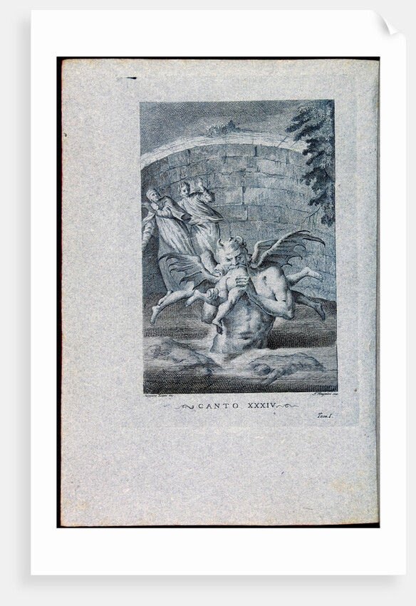 Illustration to the Divine Comedy by Dante Alighieri (Venezia, Antonio Zatta, 1757), 1757 by Anonymous