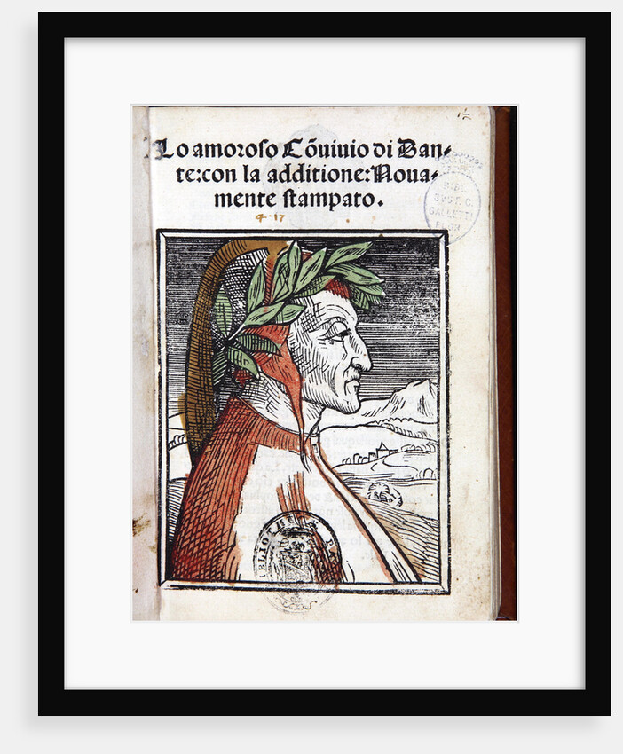 Portrait of Dante Alighieri by Anonymous