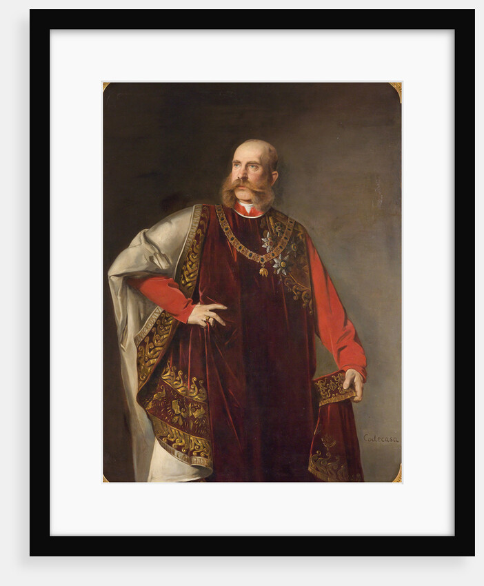 Emperor Franz Joseph I. of Austria in the regalia of the Order of the Golden Fleece, 1880s by Anonymous