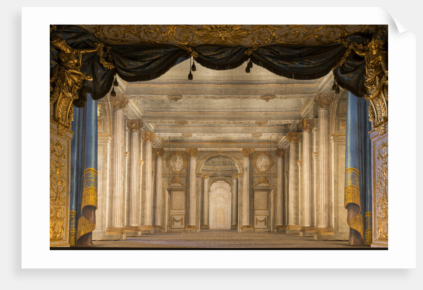 The Temple of Minerva. Set design for the Petit Théâtre de la Reine, Versailles, 1754 by Anonymous