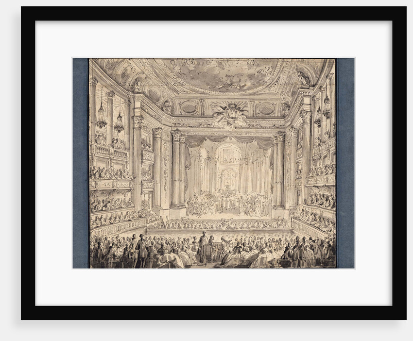 Representation of Athalie by Racine in the Opéra Royal de Versailles on the evening of 23 May 1770 by Anonymous
