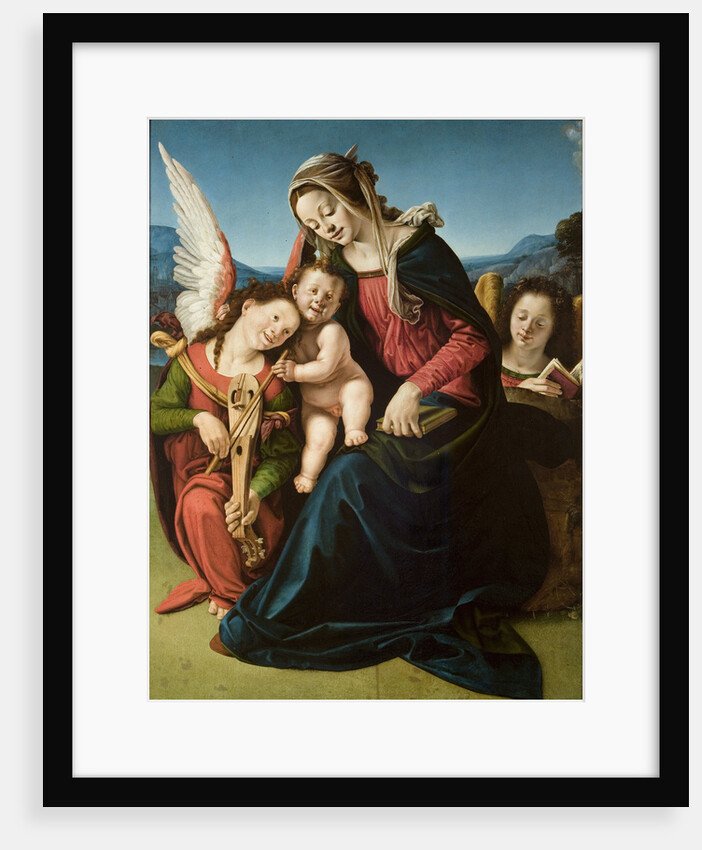 The Virgin and Child with Two Angels, ca 1507 by Anonymous