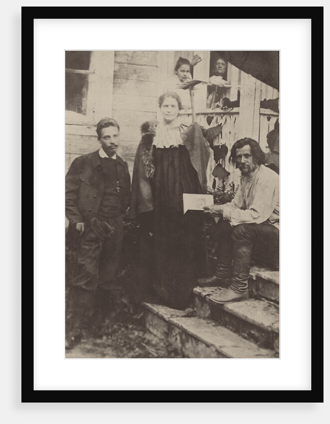 Lou Andreas-Salomé and Rainer Maria Rilke visiting Spiridon Drozhzhin, 1900 by Anonymous