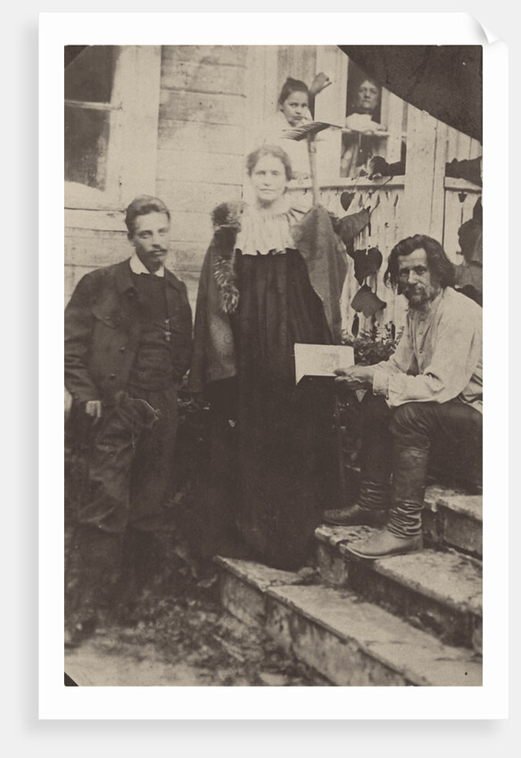 Lou Andreas-Salomé and Rainer Maria Rilke visiting Spiridon Drozhzhin, 1900 by Anonymous