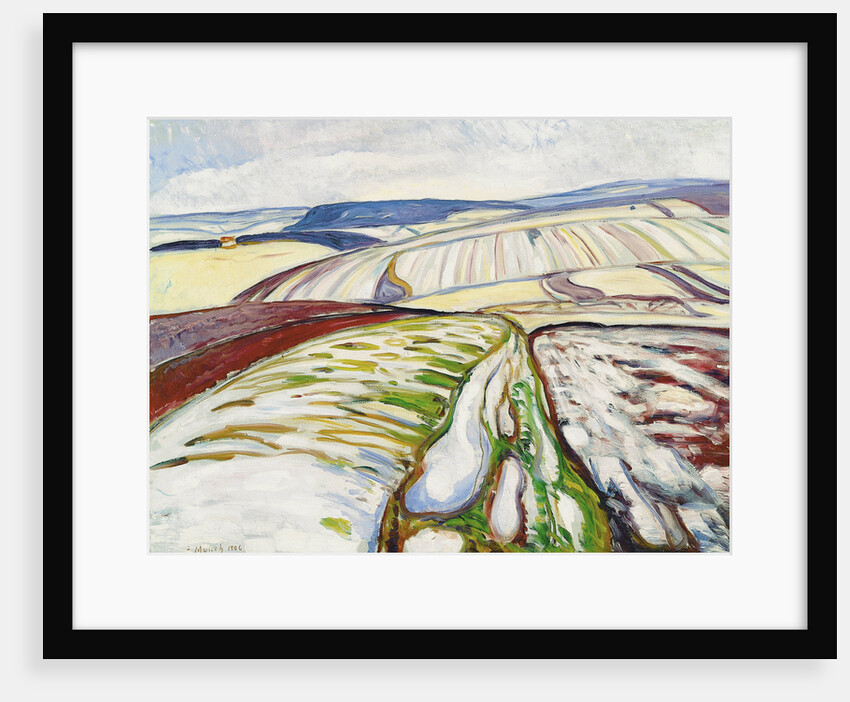 Snowmelt near Elgersburg, 1906 by Anonymous