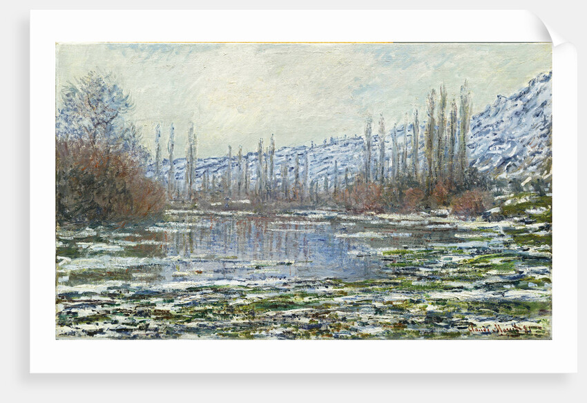 The Thaw at Vétheuil, 1880 by Anonymous