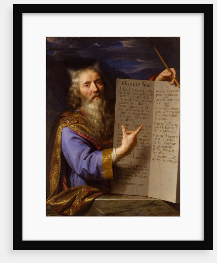 Moses with the Ten Commandments, c. 1650-1660 by Anonymous