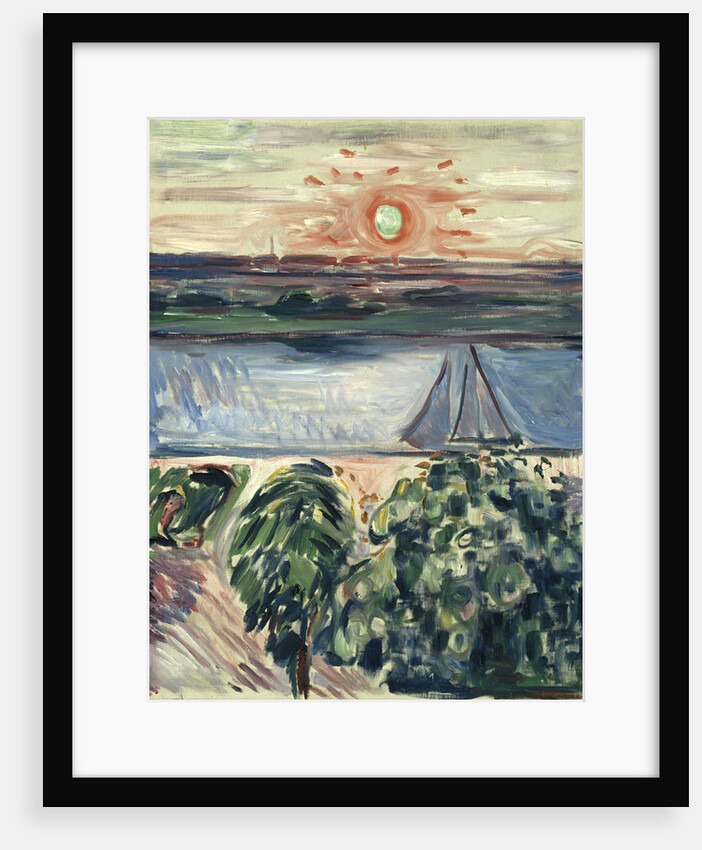 Canal at sunset, 1908 by Anonymous