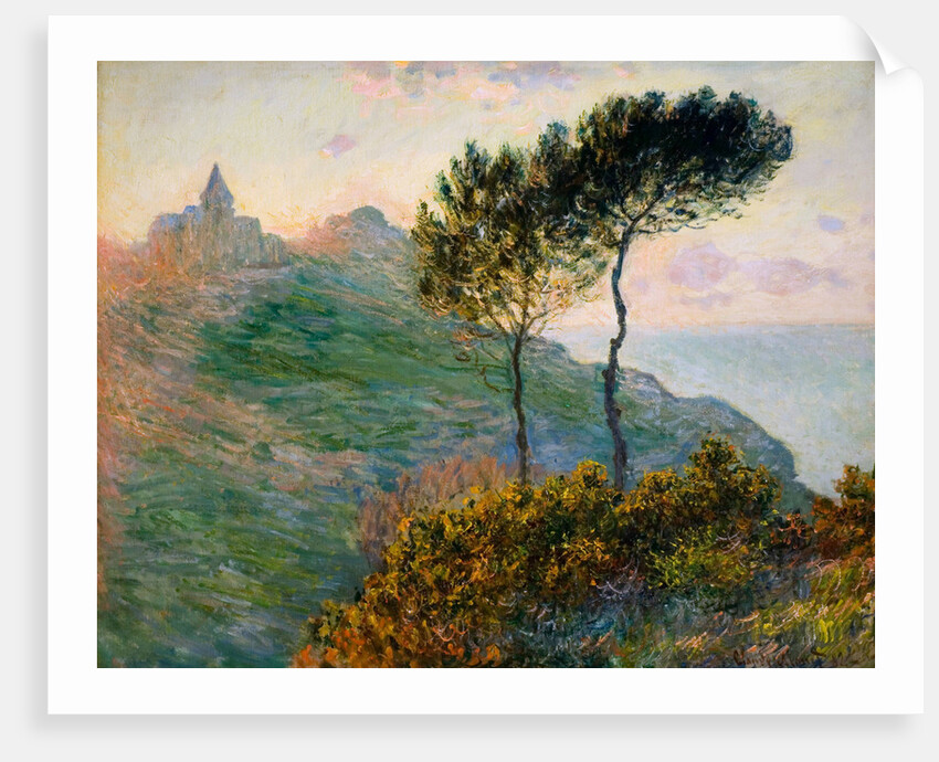 The Church at Varengeville, against the Sunlight, 1882 by Anonymous