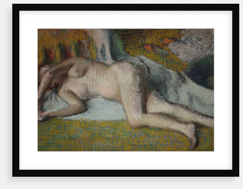 Rest after the bath (Après le bain femme nue chouchée), 1885-1887 by Anonymous