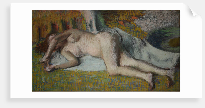 Rest after the bath (Après le bain femme nue chouchée), 1885-1887 by Anonymous