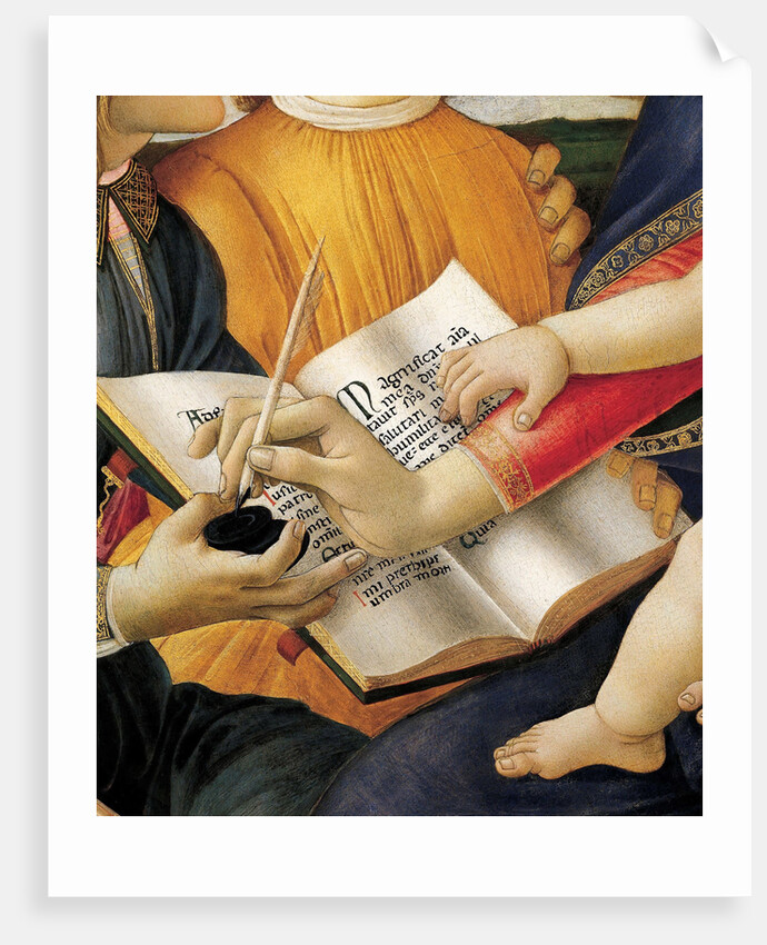Madonna of the Magnificat (Detail), 1483 by Anonymous