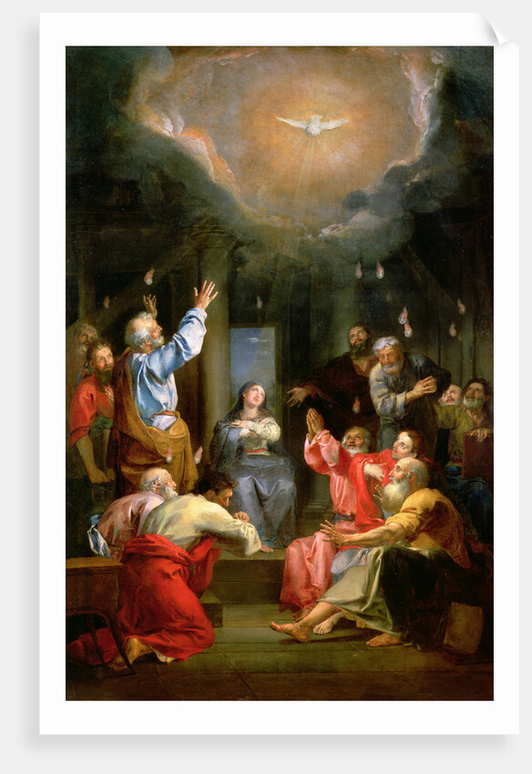 The descent of the Holy Spirit (Pentecost) by Anonymous